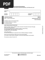 Cambridge International Advanced Subsidiary and Advanced Level