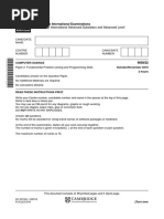 Cambridge International Advanced Subsidiary and Advanced Level