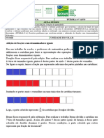 Aula 9 - 6º MAT - Operações Com Frações