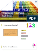 Fracciones y Números Decimales 6°