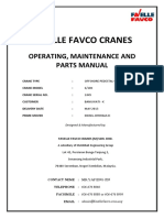 6 10K Favco Operating Maintenance Parts Manual Book 1 of 3