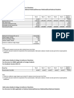 Fee Structure 2022 23