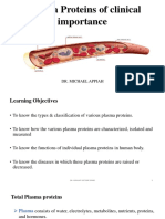 Plasma Proteins 1