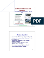 Aircraft Control Devices and Systems: Review Questions