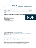 Enhancing The Safety Training of GA Pilots To Reduce The Risk of Bird Strikes