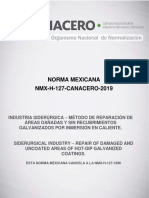 Norma Mexicana Nmx-H-127-Canacero-2019