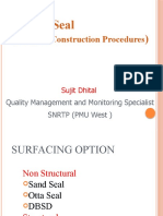 Design and Construction Procedure of Otta Seal Latest