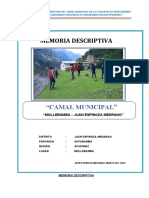 Memoria Descriptiva Camal M