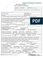 Formulario de Matrícula Editable