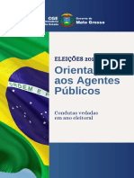 ELEIÇÕES 2022 - Orientações Aos Agentes Públicos - Condutas Vedadas em Ano Eleitoral