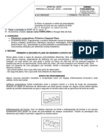 Apnp 06 - Arte - Ef - 7º Ano - Primeiro e Segundo Plano No Desenho e Efeito de Profundidade