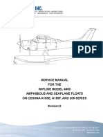 Service Manual For The Wipline Model 4000 Amphibious and Seaplane Floats On Cessna A185e, A185f, and 206 Series