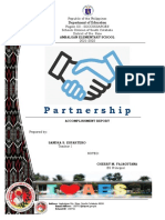 Partnership ACCOMPLISHMENT REPORT