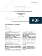 Examen de Fin D'année SJ1 FDSP Parakou