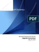 Microsoft Dynamics GP 2015 R2 Upgrade Instructions