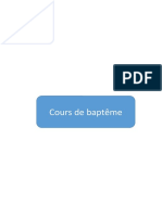 Cours de Bapteme