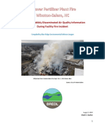 Weaver Fertilizer Fire-Analysis Air Quality