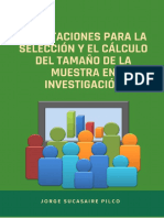 Orientaciones para Seleccion y Calculo Del Tamaño de Muestra de Investigacion