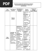 Cronograma de Actividades