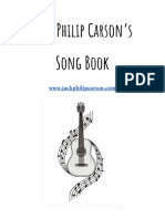 Jack Philip Carson's Song Book