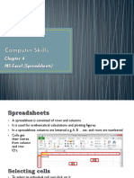 Chapter 4 - Excel