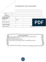 Prueba Diagnóstica Estudios Sociales