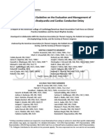 2018 ACC-AHA-HRS Guideline On The Evaluation and Management of Patients With Bradicardia y Trastornos de La Conduccion Cardiaca