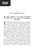 Arte Hispanoamericano Un Pintor Quiteno y Un Cuadro Admirable Del Siglo Xvi en El Museo Arqueologico Nacional