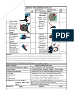 Portable Grinder-Pre Inspection Checklist