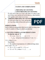 JEE Main Permutations and Combinations Revision Notes - Free PDF Download