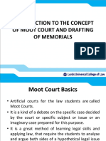 Moot Court Concept