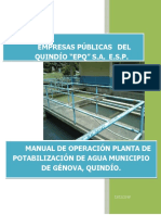 PAP-M-04 Manual Planta de Tratamiento de Génova