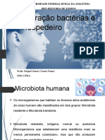 Interação Bacteria e Hospedeiro