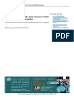 Design and Fabrication of A Solar-Dish Concentrator