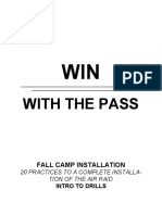 Win With The Pass Fall Camp Installation