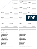 Actividades de Recortar, Pegar, Leer Transcribir y Leer Dictar