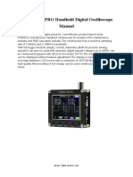 FNIRSI-138 PRO Handheld Digital Oscilloscope Manual