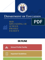 9 - BEIS Uploading of School Profile Facility As of March 03 2022v3