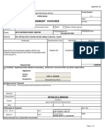 Disbursement Voucher: Appendix 32