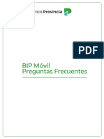 Preguntas Frecuentes BIPMOVIL