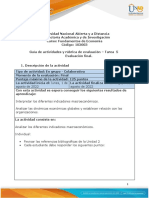 Guia de Actividades y Rúbrica de Evaluación - Tarea 5 - Evaluación Final.