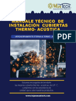 Manual de Instalación Tejas