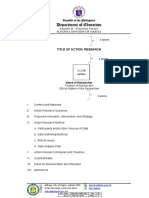 Title of Action Research: 2 Spaces