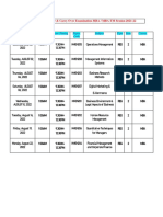 Exam Date Sheet Mba 2nd Semester - 1