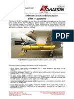 Cloud Research and Seeding System Easa Beechcraft of Cloud