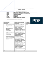 Sesión de Aprendizaje Dco 3 - 9 de Agosto - R.V