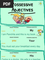 Possessive Adjectives