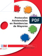 Protocolos de Residencias de Ancianos de La Comunidad de Madrid Parte 1