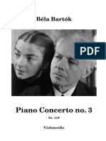 Cello Part Bartok Piano Concerto 3