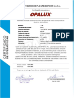 LX-98 Certificado Opalux